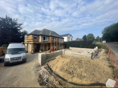 Full exterior transformation, cedar and K-Rend