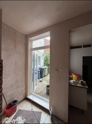 Terraced house, knock-through
