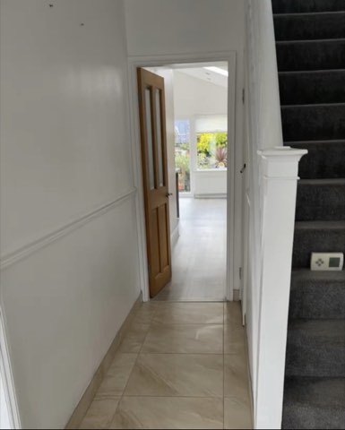 Hall, stairs and landing