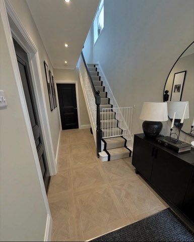 Hall, stairs and landing