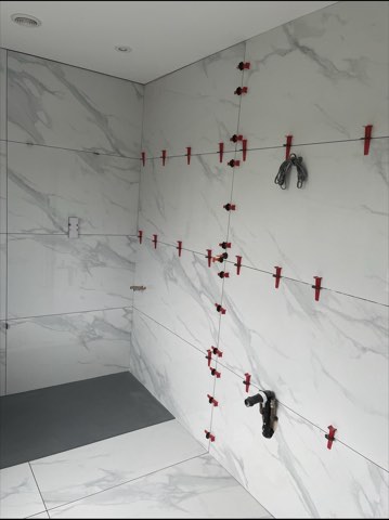 Bathroom, back to the joists